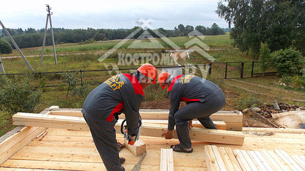 Дом из профилированного бруса п. Апушкин Волоколамск ДБ-15