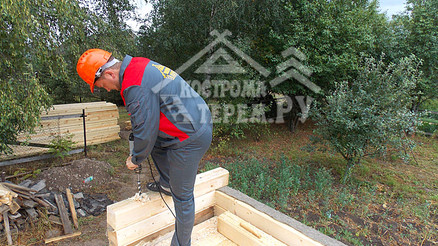 Дом из профилированного бруса п. Апушкин Волоколамск ДБ-15