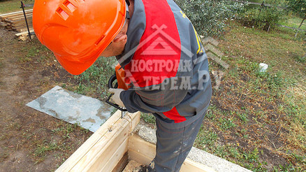 Дом из профилированного бруса п. Апушкин Волоколамск ДБ-15