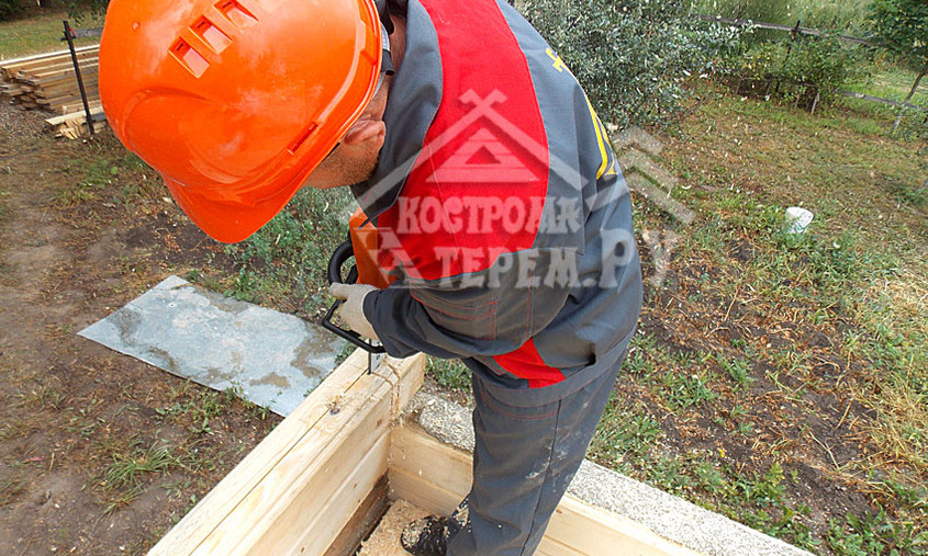 Дом из профилированного бруса п. Апушкин Волоколамск ДБ-15