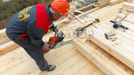 Дом из профилированного бруса п. Апушкин Волоколамск ДБ-15