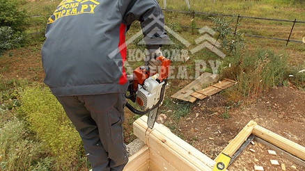 Дом из профилированного бруса п. Апушкин Волоколамск ДБ-15