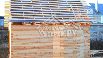 Строительство комплекса домов из бруса по проектам ДБ-1, ДБ-2, ДБ-15, ДБ-32, СБ-9 в брусовом исполнении Рязанская обл. г. Сынтул