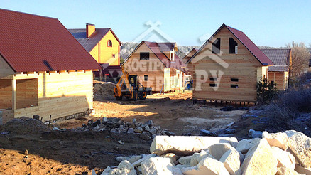 Строительство комплекса домов из бруса по проектам ДБ-1, ДБ-2, ДБ-15, ДБ-32, СБ-9 в брусовом исполнении Рязанская обл. г. Сынтул