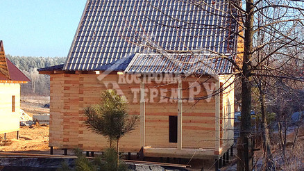 Строительство комплекса домов из бруса по проектам ДБ-1, ДБ-2, ДБ-15, ДБ-32, СБ-9 в брусовом исполнении Рязанская обл. г. Сынтул