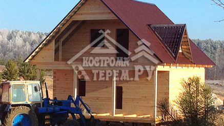 Строительство комплекса домов из бруса по проектам ДБ-1, ДБ-2, ДБ-15, ДБ-32, СБ-9 в брусовом исполнении Рязанская обл. г. Сынтул