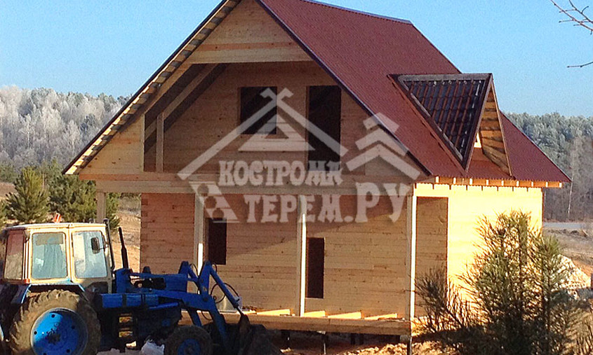 Строительство комплекса домов из бруса по проектам ДБ-1, ДБ-2, ДБ-15, ДБ-32, СБ-9 в брусовом исполнении Рязанская обл. г. Сынтул