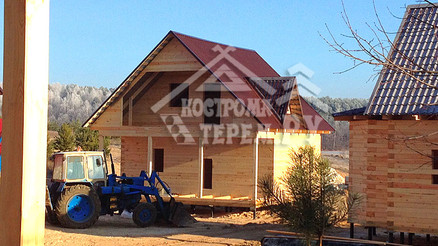 Строительство комплекса домов из бруса по проектам ДБ-1, ДБ-2, ДБ-15, ДБ-32, СБ-9 в брусовом исполнении Рязанская обл. г. Сынтул