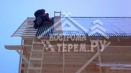 Строительство дома из бруса 6х9 д. Шаховская