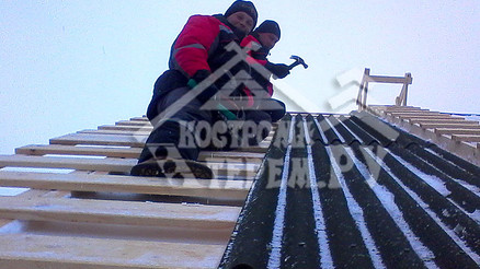 Строительство дома из бруса 6х9 д. Шаховская