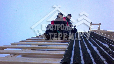 Строительство дома из бруса 6х9 д. Шаховская