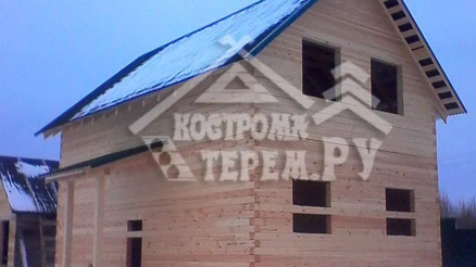 Строительство дома из бруса 6х9 д. Шаховская