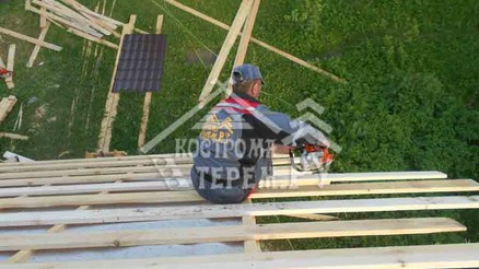 Строительство дома по проекту ДБ-2 Новорижское шоссе