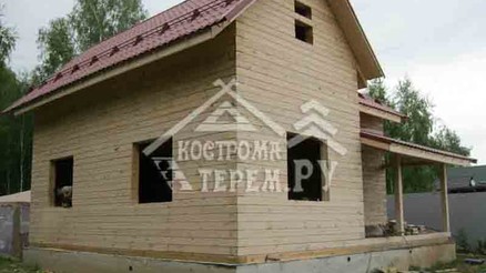 Отзыв о строительстве брусового дома 8х9 по проекту ДБ-49