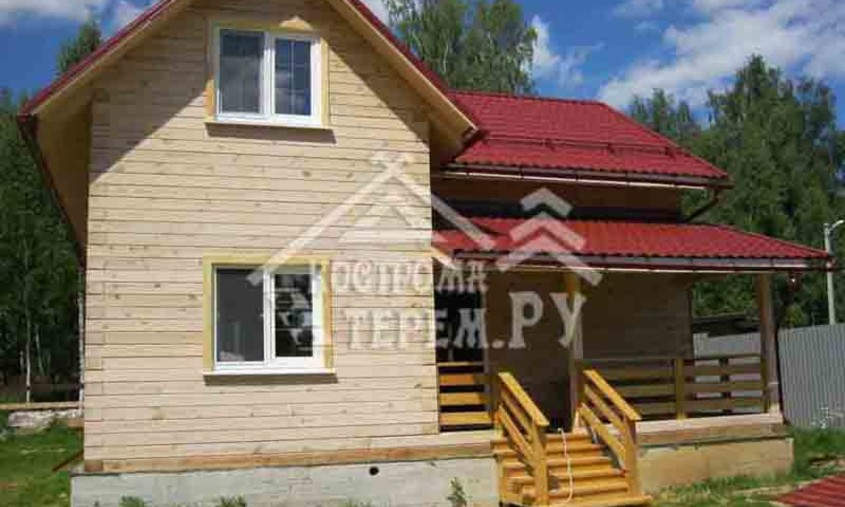 Отзыв о строительстве брусового дома 8х9 по проекту ДБ-49