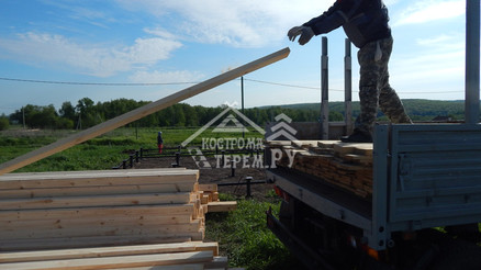 Строительство дома по проекту ДБ-123