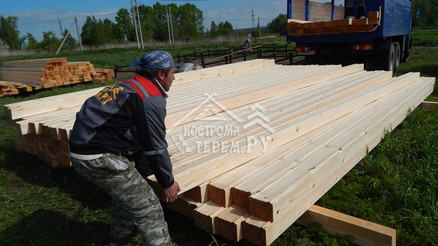 Строительство дома по проекту ДБ-123