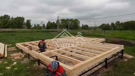 Строительство дома по проекту ДБ-123