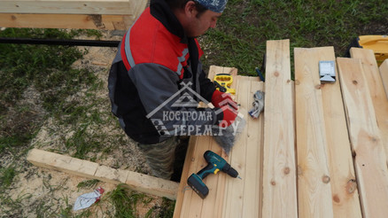 Строительство дома по проекту ДБ-123