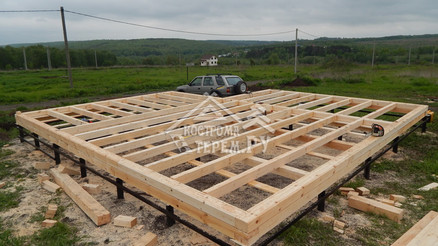 Строительство дома по проекту ДБ-123