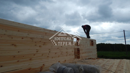 Строительство дома по проекту ДБ-123