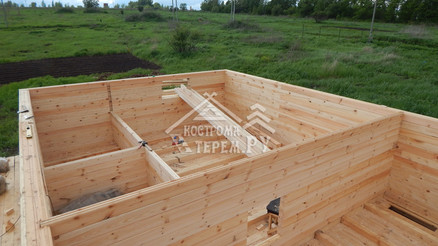 Строительство дома по проекту ДБ-123