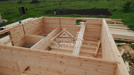 Строительство дома по проекту ДБ-123