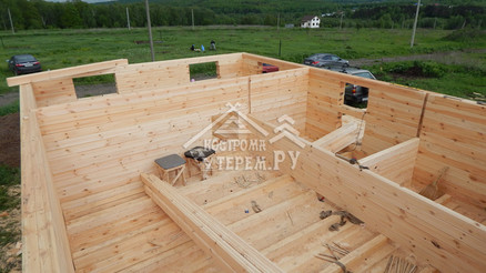 Строительство дома по проекту ДБ-123