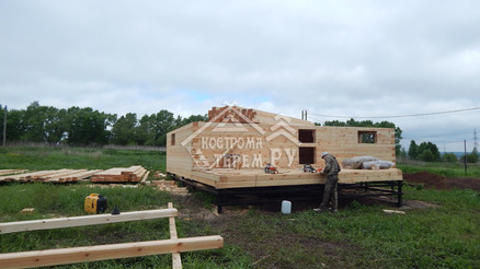 Строительство дома по проекту ДБ-123