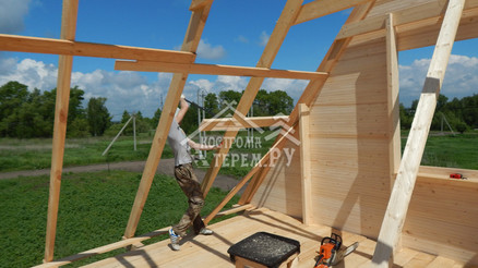 Строительство дома по проекту ДБ-123