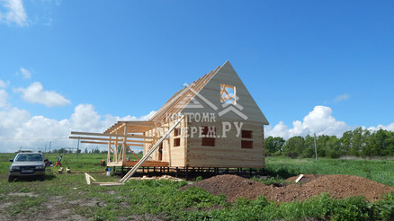 Строительство дома по проекту ДБ-123