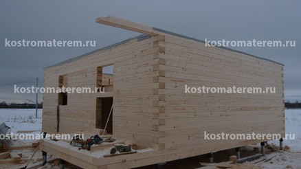 Строительство дома в д. Кузнечиха, проект ДБ-39