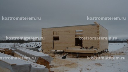 Строительство дома в д. Кузнечиха, проект ДБ-39