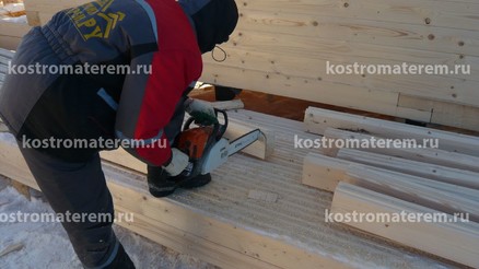 Строительство дома в д. Кузнечиха, проект ДБ-39