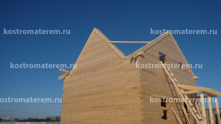 Строительство дома в д. Кузнечиха, проект ДБ-39