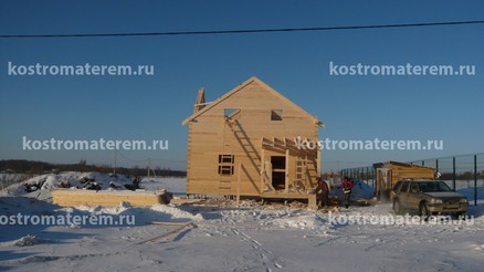 Строительство дома в д. Кузнечиха, проект ДБ-39