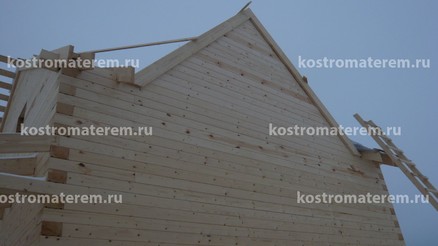 Строительство дома в д. Кузнечиха, проект ДБ-39