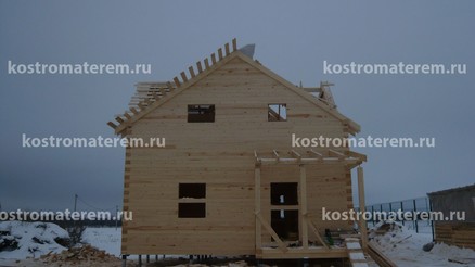 Строительство дома в д. Кузнечиха, проект ДБ-39