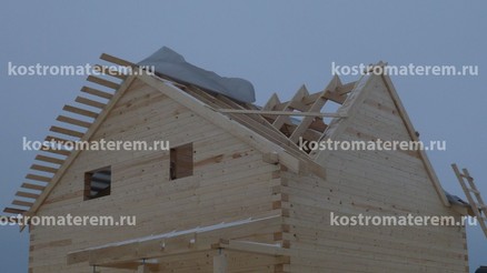 Строительство дома в д. Кузнечиха, проект ДБ-39