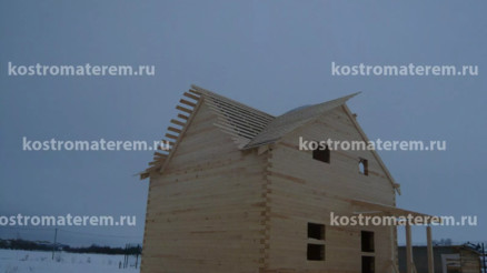 Строительство дома в д. Кузнечиха, проект ДБ-39