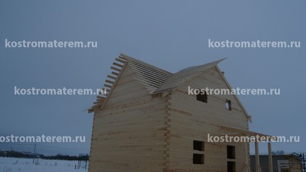 Строительство дома в д. Кузнечиха, проект ДБ-39