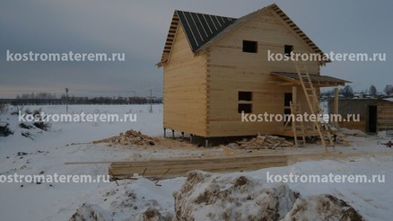 Строительство дома в д. Кузнечиха, проект ДБ-39