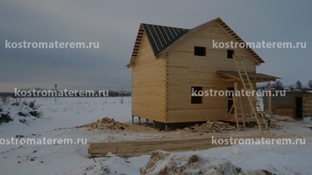 Строительство дома в д. Кузнечиха, проект ДБ-39