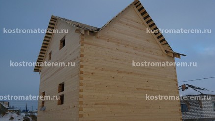 Строительство дома в д. Кузнечиха, проект ДБ-39