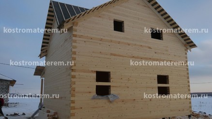 Строительство дома в д. Кузнечиха, проект ДБ-39