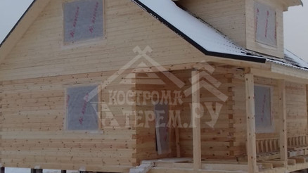 Отделка дома по проекту ДБ-158 в КП 