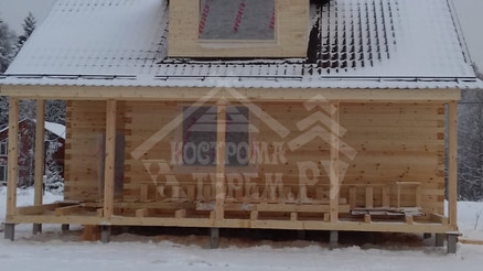 Отделка дома по проекту ДБ-158 в КП 