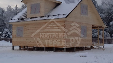 Отделка дома по проекту ДБ-158 в КП 