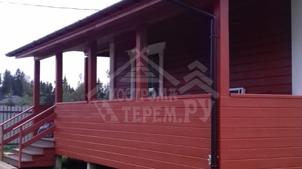 Отделка дома по проекту ДБ-158 в КП 