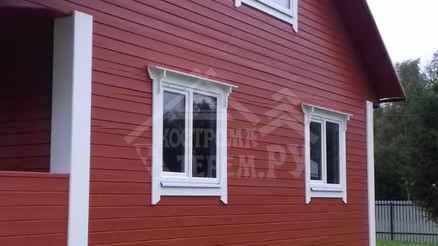 Отделка дома по проекту ДБ-158 в КП 